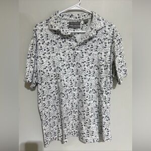 DANIEL CREMIEUX Mens Signature Collection Performance Golf Shirt SIZE LARGE.